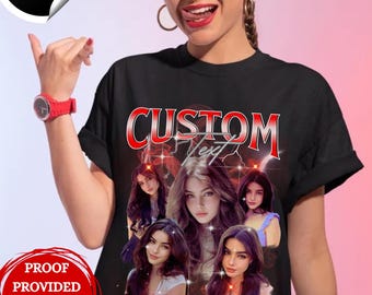 Sudadera personalizada con nombre y foto personalizados, camiseta de rap pirata Y2K, sudadera con capucha, camiseta divertida para novio, camiseta para novia, camiseta para ella