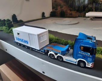 1:50 Scale Vestas Site Office. WHITE. 3D Printed.