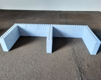 1:50 Scale Double Bay Material Bay. 3D Printed.