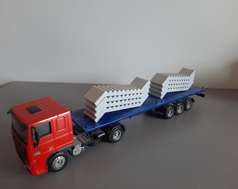Escaleras prefabricadas a escala 1:50. Conjunto de 5