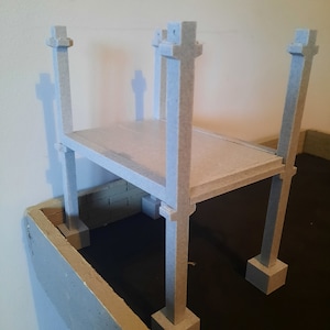 1:50 Scale Precast Structure Type A. 3D Printed