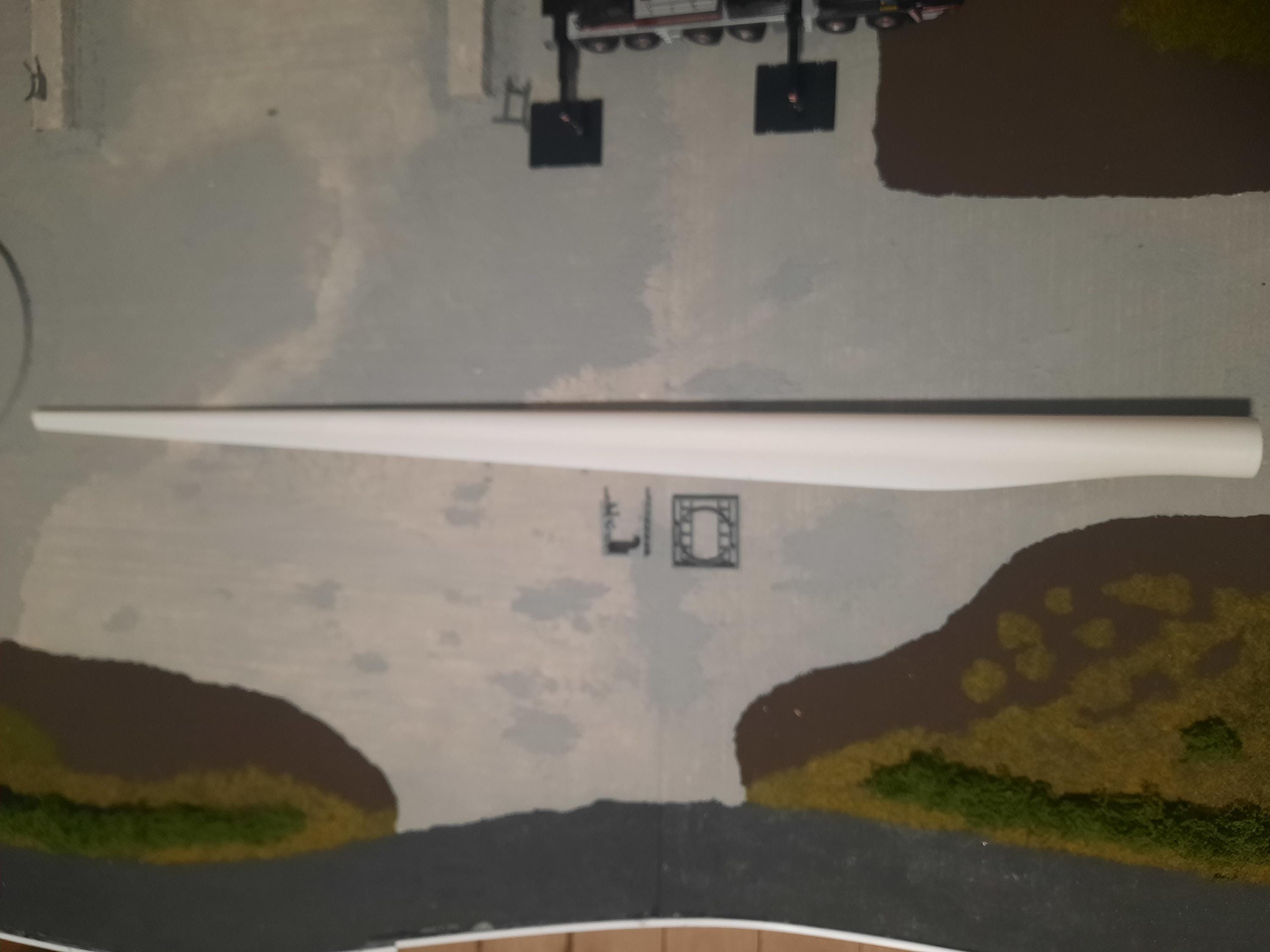 thumbnail image 2 of N Scale (1:160) White Plastic Wind Turbine Model For Railroad Scenery - Unbranded (New) 2 of 5