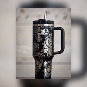 Skulls And Roses Stanley Tumbler