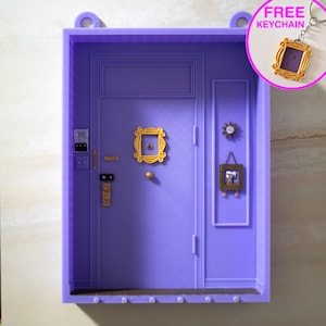 Portachiavi Friends (serie TV anni '90) / Svuota-tasche /Porta dell'appartamento di Monica e Rachel da Friends / Friends house / Friends fan