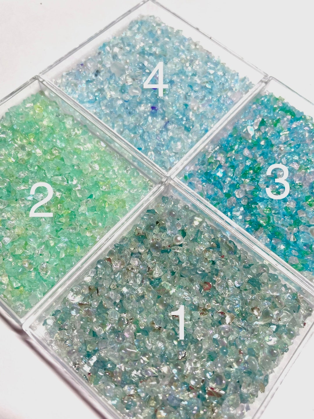 Crushed Stones Crystals Resin Art Uv Epoxy Resin Filler Diy Etsy