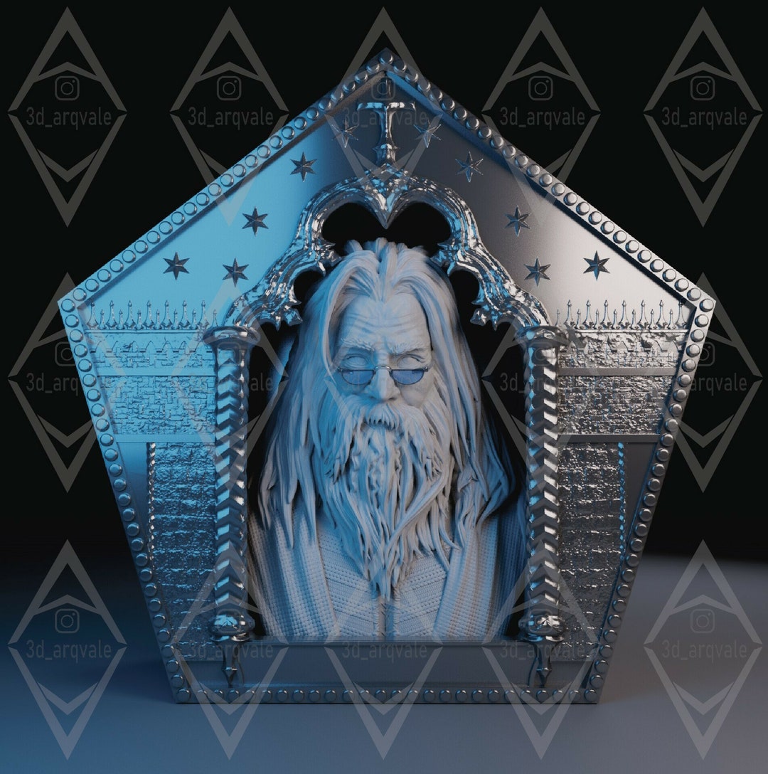 Albus Silente Chocolate Frog Resin Printed in 8k Etsy
