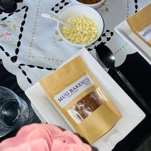 Biscoff Mug Cake Baking Kit: Single Serve, White Chocolate Chips, Easy Bake for Kids