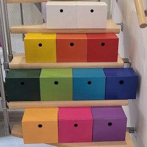 Individual storage drawers