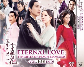 DVD Chinese Drama Series Eternal Love : The Miles Of Peach Blossoms Volume.1-58 End [English Subtitle & All Region] with Free Shipping