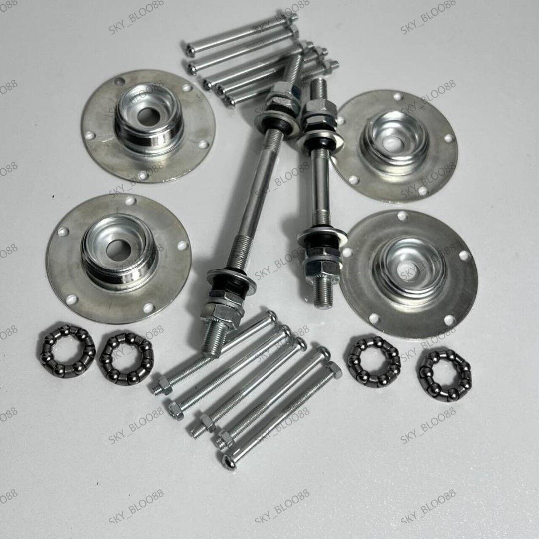 BMX Bicyle 20 Hub Set Front and Rear PVC Rim Bearing and Sub Shaft With ...