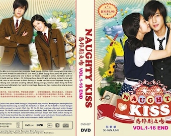 Dvd Korean Drama Series Naughty (playful) Kiss (volume 1-16 End