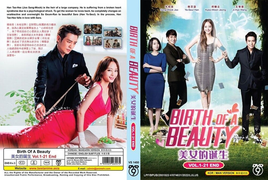 DVD Korean Drama Series Birth of A Beauty (volume 1-16 End) [english