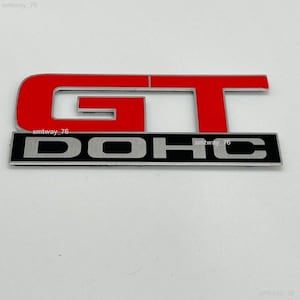 Toyota Corolla GT Dohc Rear Trunk Emblem KE70 TE71 AE70 TRUENO with Free Shipping