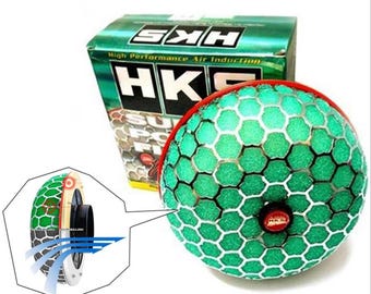 Filtro de admisión de aire tipo hongo HKS de 80 mm y 3,25", repuesto de alto flujo, envío exprés a EE. UU.
