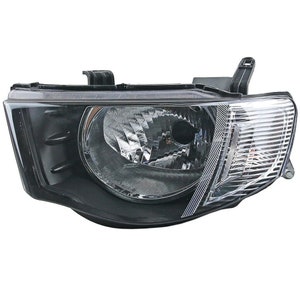 Faro anteriore destro trasparente per Mitsubishi Triton L200 KB4T 09-14 con spedizione gratuita