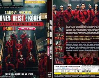 DVD Korean Drama Series Money Heist Korea Season (volume 1-6 End
