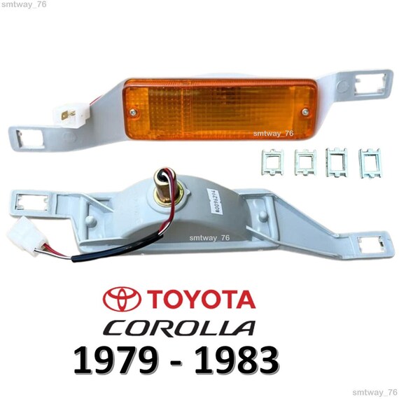 Parking Turn Signal Light Amber Bumper Lamp Fits Toyota Corolla KE70