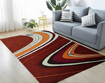 modern design Hand-Tufted 100% Wool Handmade Area Rug Carpet for Home, Bedroom, Living Room, Kids Room