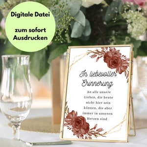 Znak pamiątkowy ślubu tablica pamiątkowa do druku, szablon cyfrowy, dekoracje ślubne DIY kwiaty piękny kwiatowy wzór
