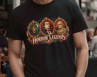 Halloween Shirt, Horror Shirt, Werewolf Shirt, Vampire Shirt, Horror Movie TShirt, Vintage Halloween Tee