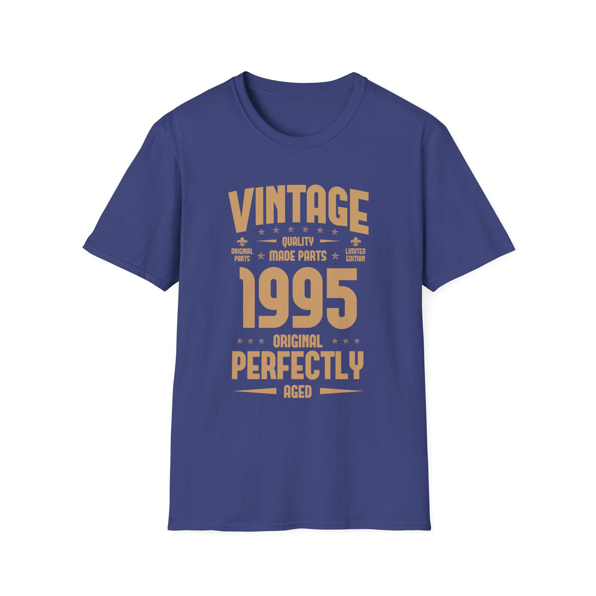 Vintage 1995 T-shirt, Perfectly Aged Limited Tee, Born in 1995 