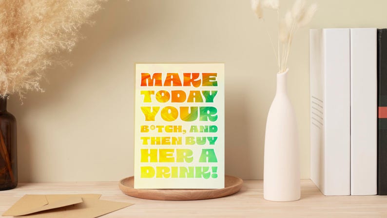 Funny Motivational Printable Cards, 50 Digital Yelling Affirmations ...