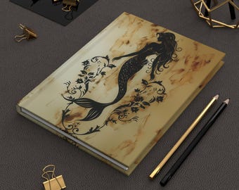 Mystical Mermaid Journal: Vintage Fantasy Writing Notebook