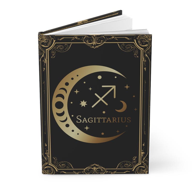 Sagittarius Zodiac Journal, Hardcover Astrology Notebook, Writing ...