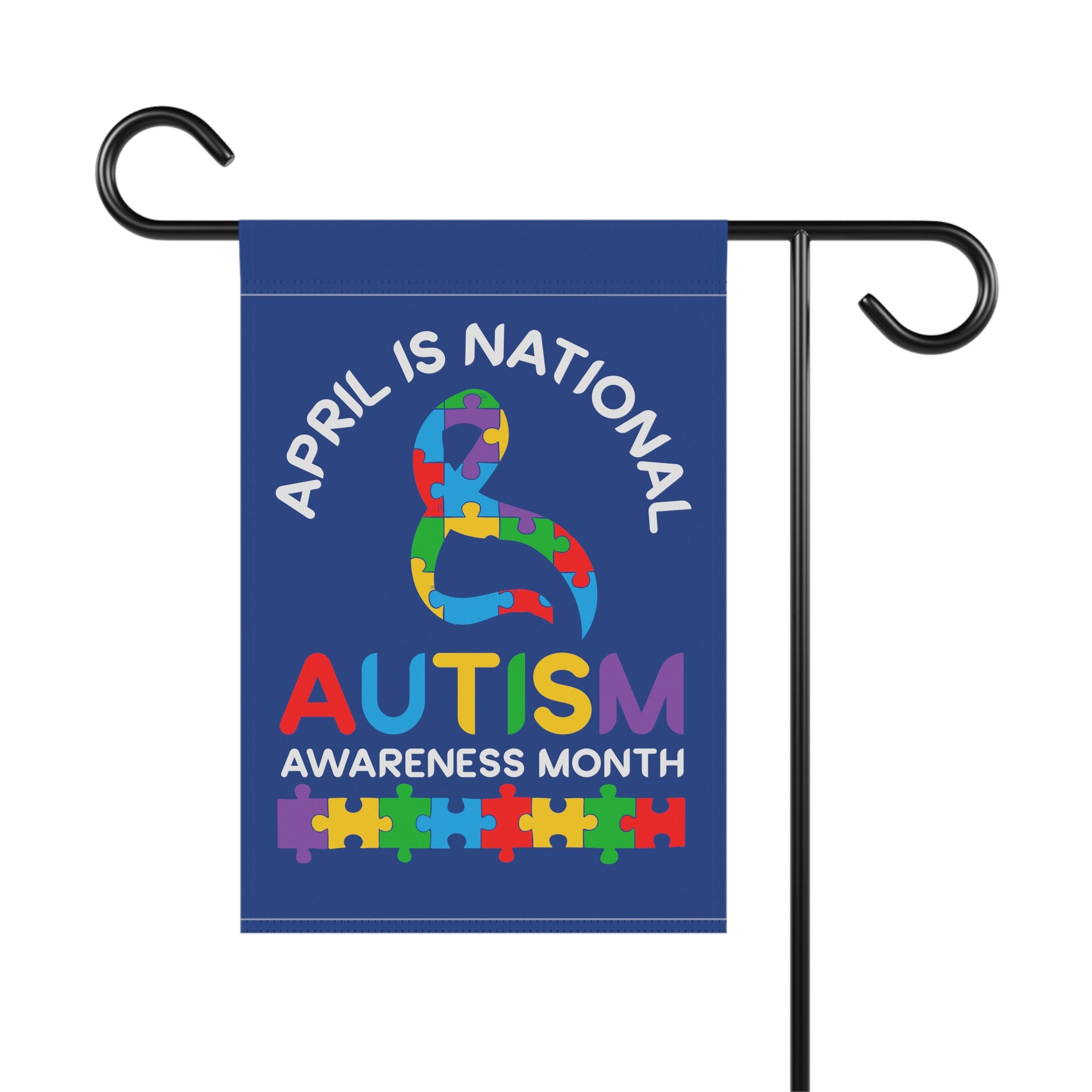 Autism Awareness Flag, Garden and House Banner, Support Autism Flag ...