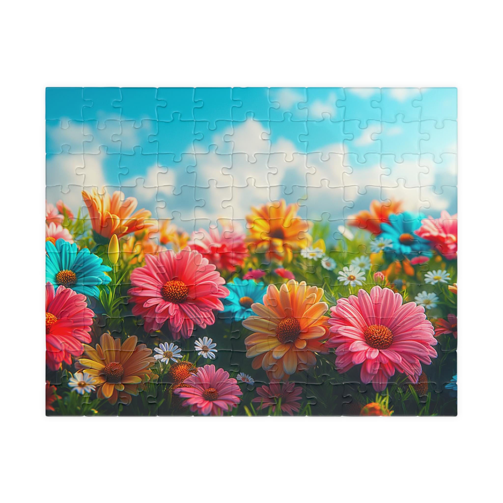 1000-Teile-Puzzle 'Bunte Wildblumen' – Natur-Mosaik Für Erwachsene | 70x50 Cm