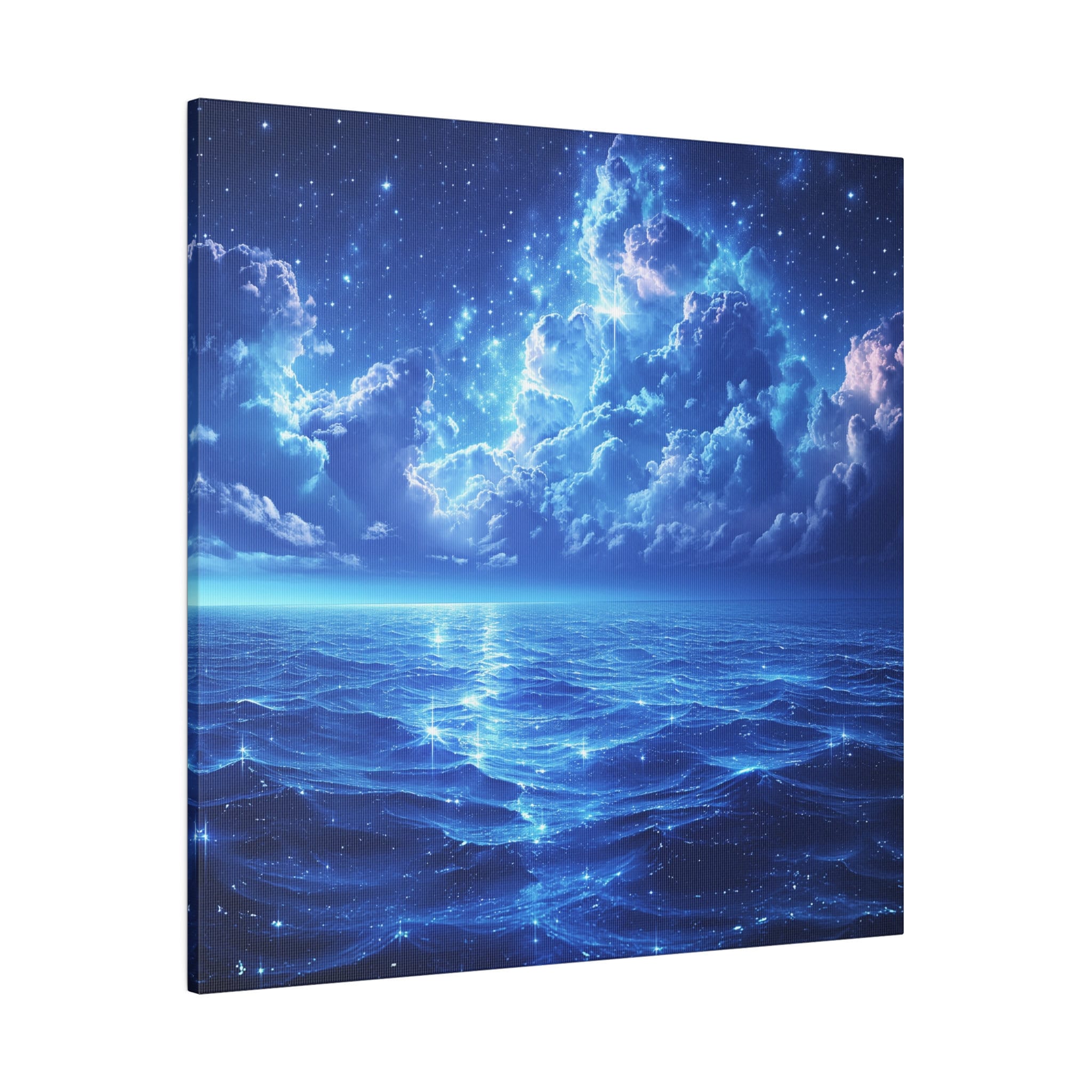 Oceanic Dreamscape Canvas Print, Starlit Sea \u0026 Celestial Clouds Wall Art, Night  Sky Over Ocean, Mystical Seascape Art, Ocean and Stars - Etsy, image size:2048x2048