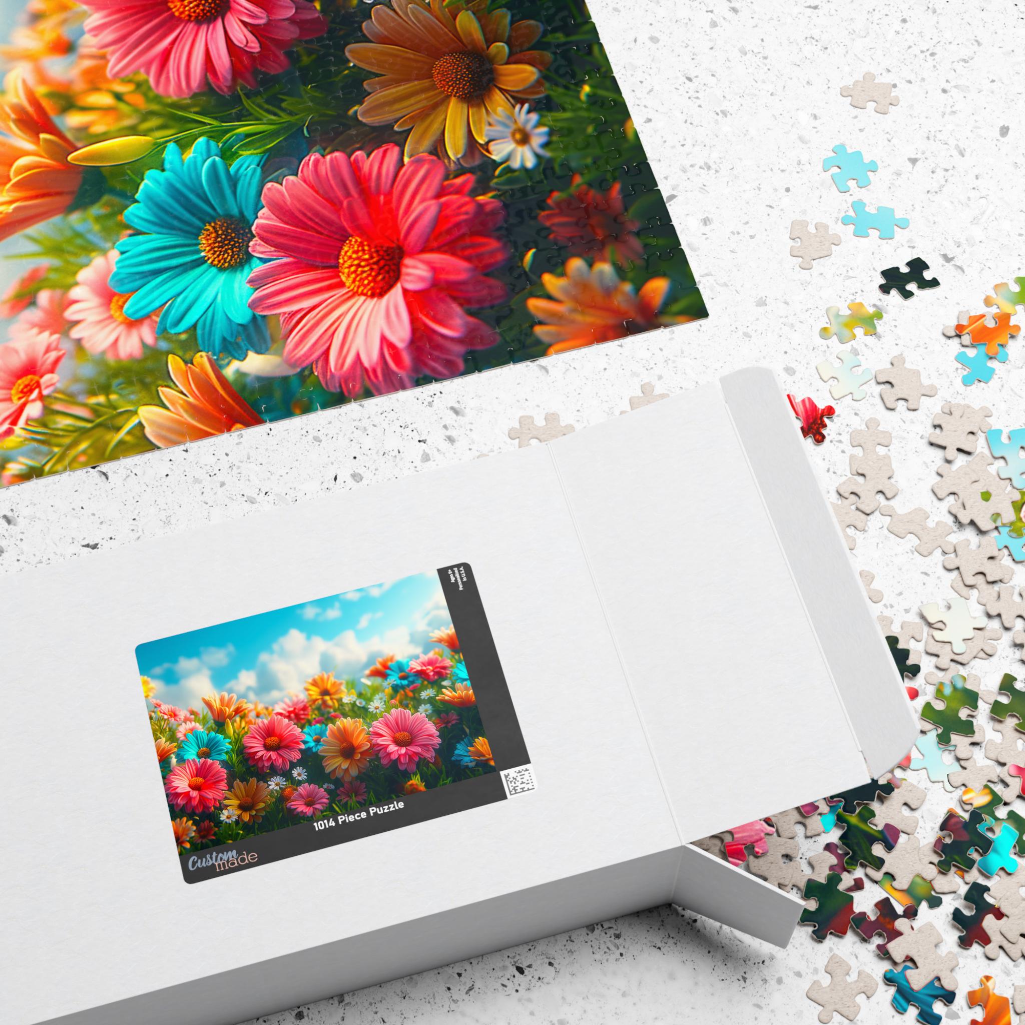 1000-Teile-Puzzle 'Bunte Wildblumen' – Natur-Mosaik Für Erwachsene | 70x50 Cm