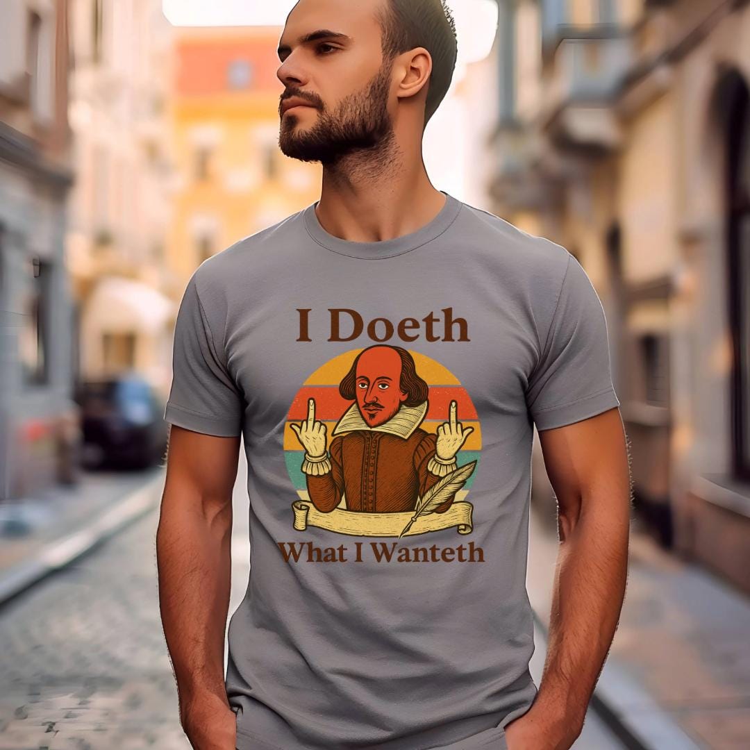 William Shakespeare T-shirt, Literary Graphic Tee, Vintage Bard Graphic ...