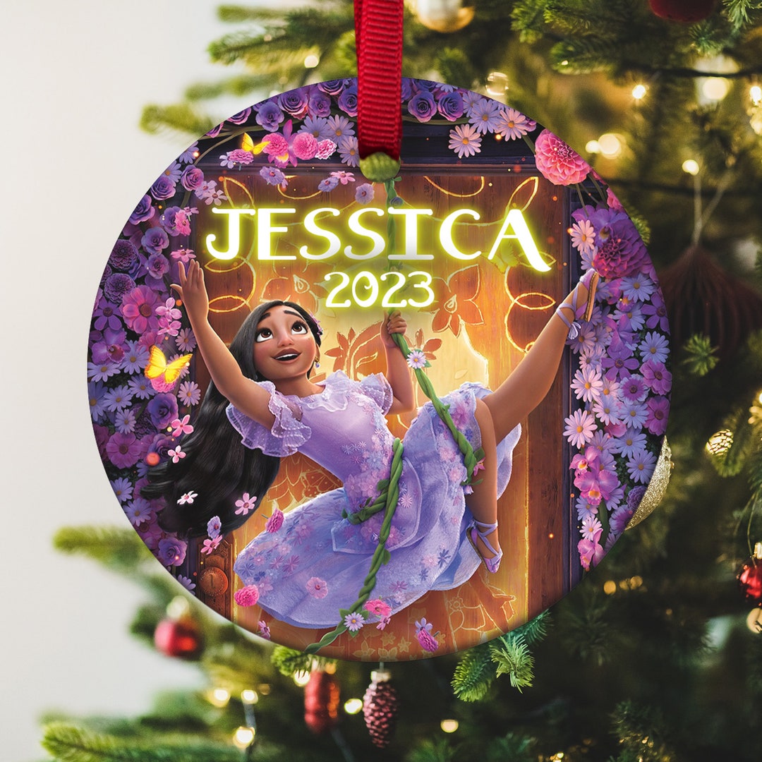 Customized Isabela Encanto Ornament 2023 Madrigal Christmas Etsy