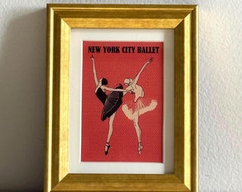 New York City Ballet Framed Art Print – Little joys Series