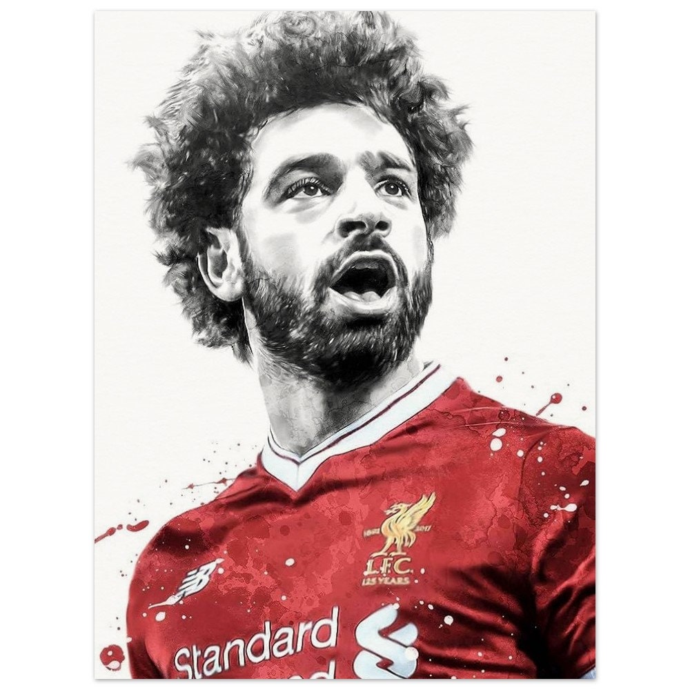 Mohamed Salah Signed Authentic Liverpool Goal 11x14 Photo & 