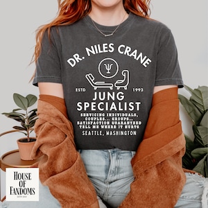 Frasier TV Show, Gifts, Frasier Crane, 90s, Comfort Colors®, Frasier Shirt, Niles Crane, TV Shirt, House of Fandoms