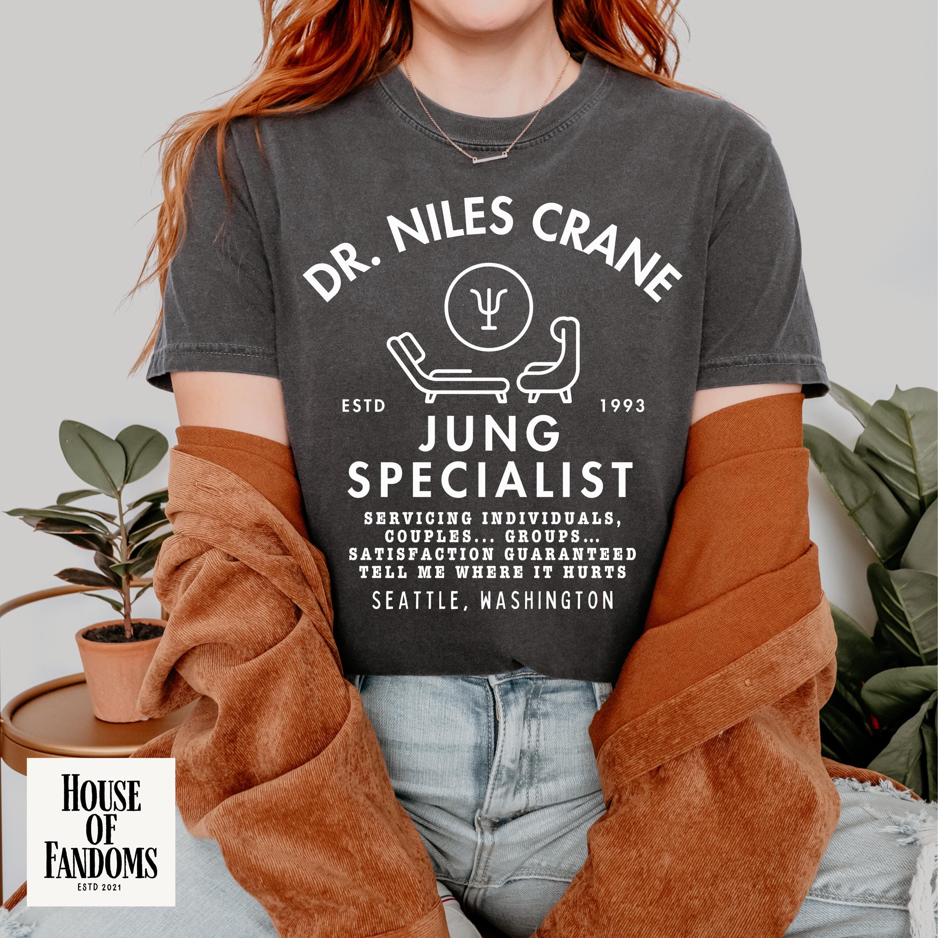Frasier TV Show, Gifts, Frasier Crane, 90s, Comfort Colors®, Frasier Shirt, Niles Crane, TV Shirt, House of Fandoms
