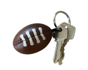 Sportgiftz Rugby Ball Keychain  Mini Sports Key Ring Accessory For Rugby Fans