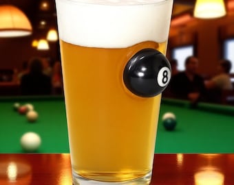 Cuecraft Signature Pool Ball Glass  A Handcrafted Beer Glass