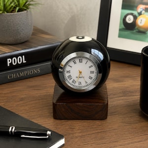 Sportgiftz Pool 8 Ball Tischuhr