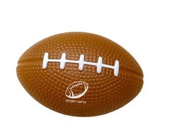 Rugby Ball Squeezy Stress Ball: Tension Relief, Focus Aid (8cm)