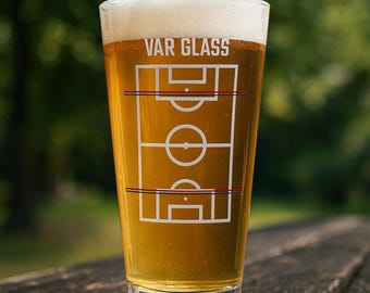 VAR Beer Glass Drinking Game – Football Fan Gift