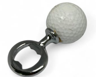 Reclaimed Golf Ball Bottle Opener: Eco-Friendly Bar Accessory