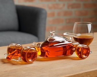 Racing Car Whisky Decanter | 400ml Capacity | Inspired By 70s