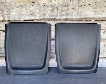 BMW E30 3 series front seat backrest plate trim cover set leather