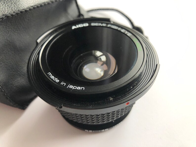 AF video SEMI FISH EYE LENS 0.42x CAMERA LENS. avec bague
