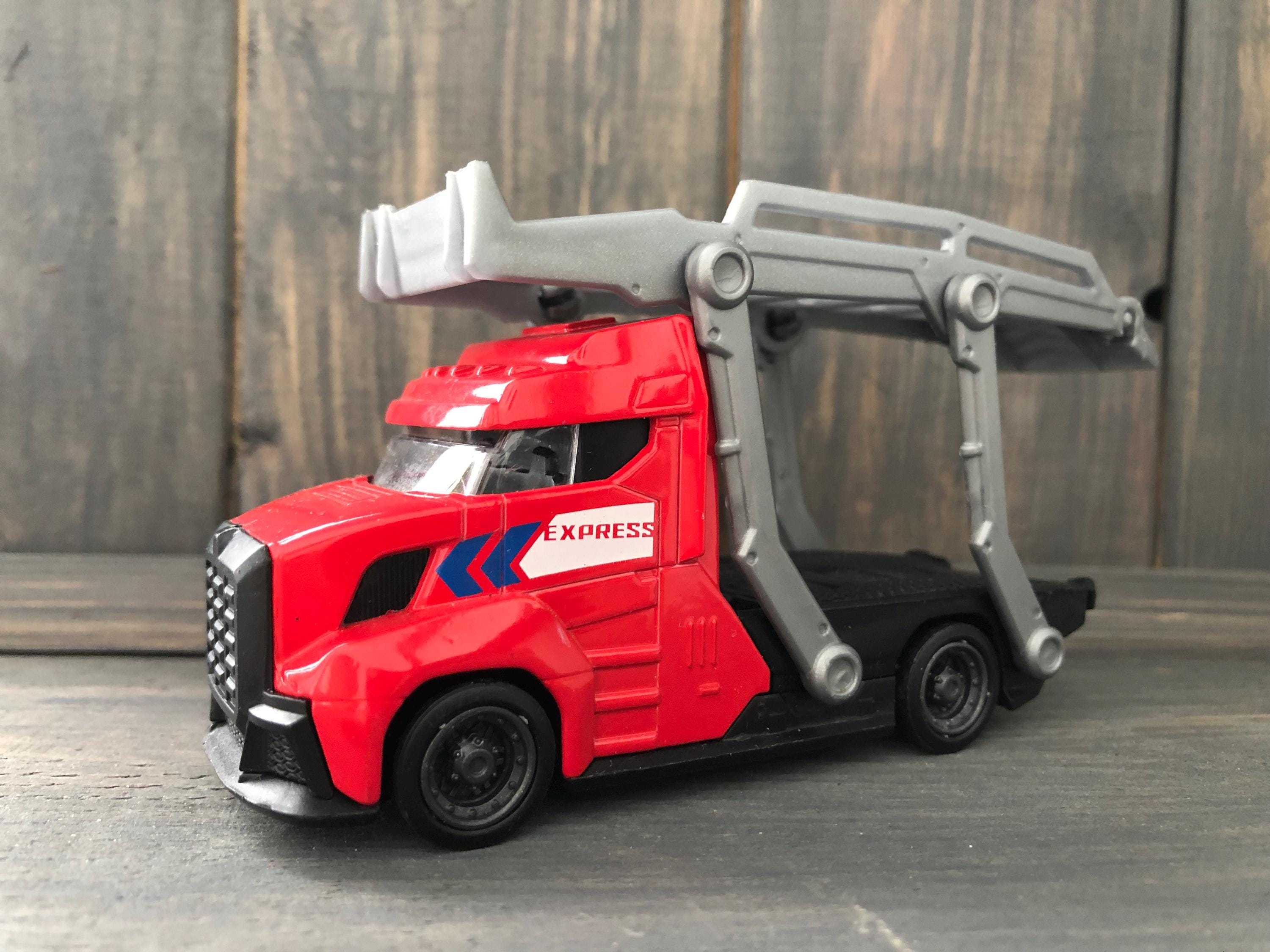 Express Delivery Trailer Truck Die Cast Dickie Toys 1:43 Car Scale