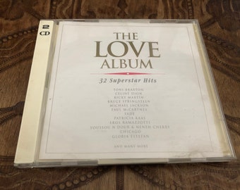 The Love Album 32 superstar hits music CD album compilation Various artists collectible classical pop folk music 2cd