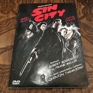 Sin City movie Bruce Willis DVD TV memorabilia collectible Eng Rus Lit Lat